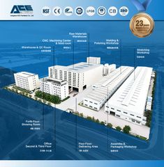 Factory and facilities of Ancheng Hardware Manufacturing Co., Ltd.