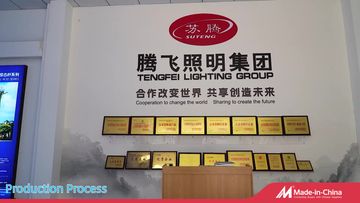 Factory and facilities of Yangzhou Tengfei Steel Lighting Equipment Co., Ltd