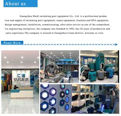 Factory and facilities of Guangzhou Huidi Swimming Pool&amp;Spa Equipment Co., Ltd.