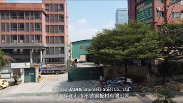 Factory and facilities of Foshan Baohe Stainless Steel. Co. Ltd