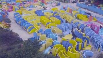 Factory and facilities of Guangdong Dalang Water Park Equipment Co., Ltd.