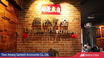 Factory and facilities of Yiwu Jintang Garment Accessories Co., Ltd.