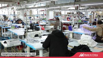 Factory and facilities of Hangzhou Kangfulei Garment Co., Ltd.