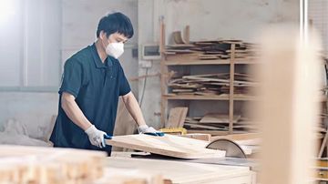 Factory and facilities of Foshan Hexiang Furniture Company