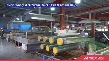 Factory and facilities of Shandong Lvchuang Chemical Fiber Products Co., Ltd.