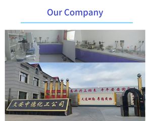 Factory and facilities of Wen 'an County Zhongde Chemical Co., Ltd