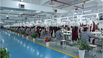 Factory and facilities of Guangxi New Season Sport Clothing Co., Ltd.