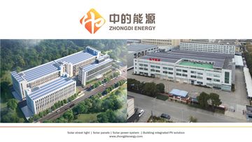 Factory and facilities of Zhongdi (Ningbo) Energy Co., Ltd.