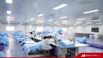 Factory and facilities of Xiantao Topmed Nonwoven Protective Products Co., Ltd.