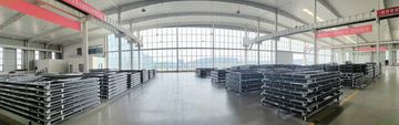 Factory and facilities of Beijing Satisfactory Navigation Curtain Wall Decoration ...