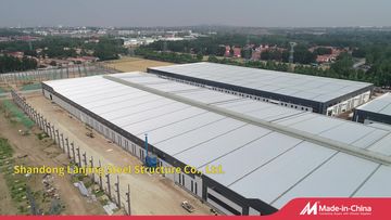 Factory and facilities of Shandong Lanjing Steel Structure Company., Ltd.
