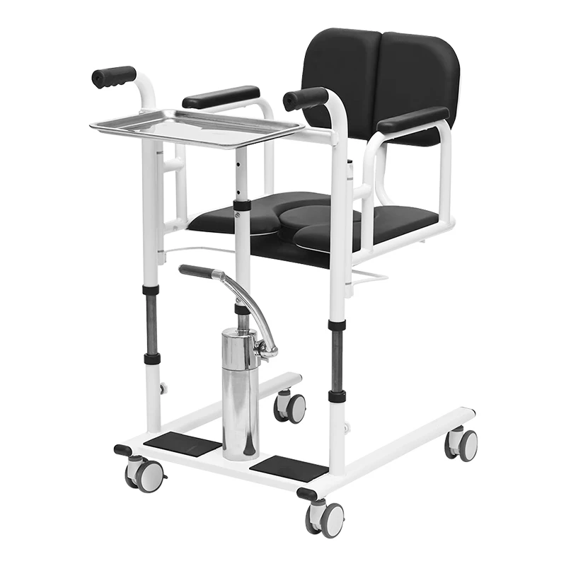 Multi-functional Hydraulic Mobile Artifact Bedside Shifter Elderly Care Toilet Assisted Wheel Rehabilitation Therapy Supplies