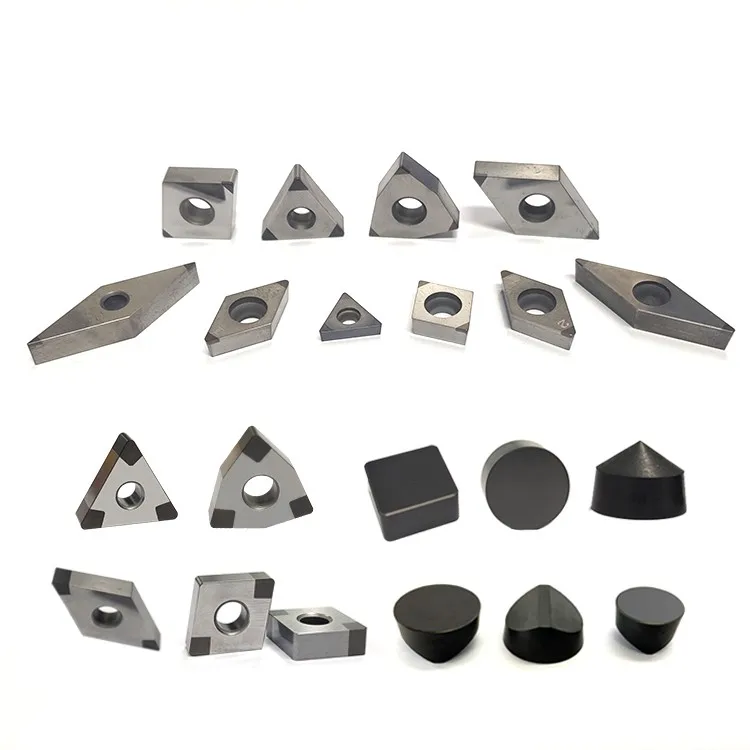 PCD/PCBN Tungsten Carbide CNC Turning Inserts Diamond Cutting Tools for Aluminum Alloy & Hardened Steel OEM Customized S