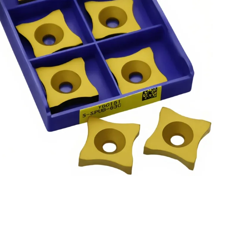 Inserti in metallo duro con codolo in CNC OBM S-SPUB-63 S-SPUB-86 Inserti in carburo di tungsteno per la lavorazione di tubi in acciaio