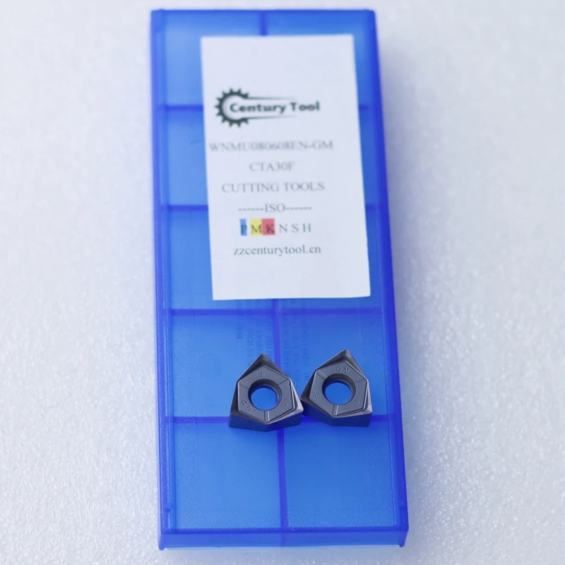 WNMU080608 WNMU040304 WNMU050408 Double Sided Milling Insert WNMU080608EN-GM-GH Milling Insert for Physiotherapy Equipme