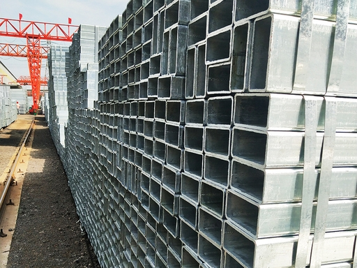 Tubo cuadrado galvanizado por inmersión en caliente para fabricación estructural duradera y uso exterior de larga duración