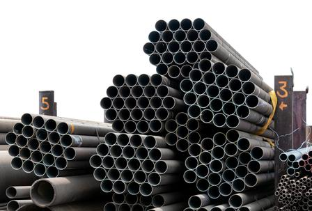 Round Steel Pipe in 12 Sizes from DN15 1/2 Inch to DN200 8 Inch, Welded Round Pipes for Builders