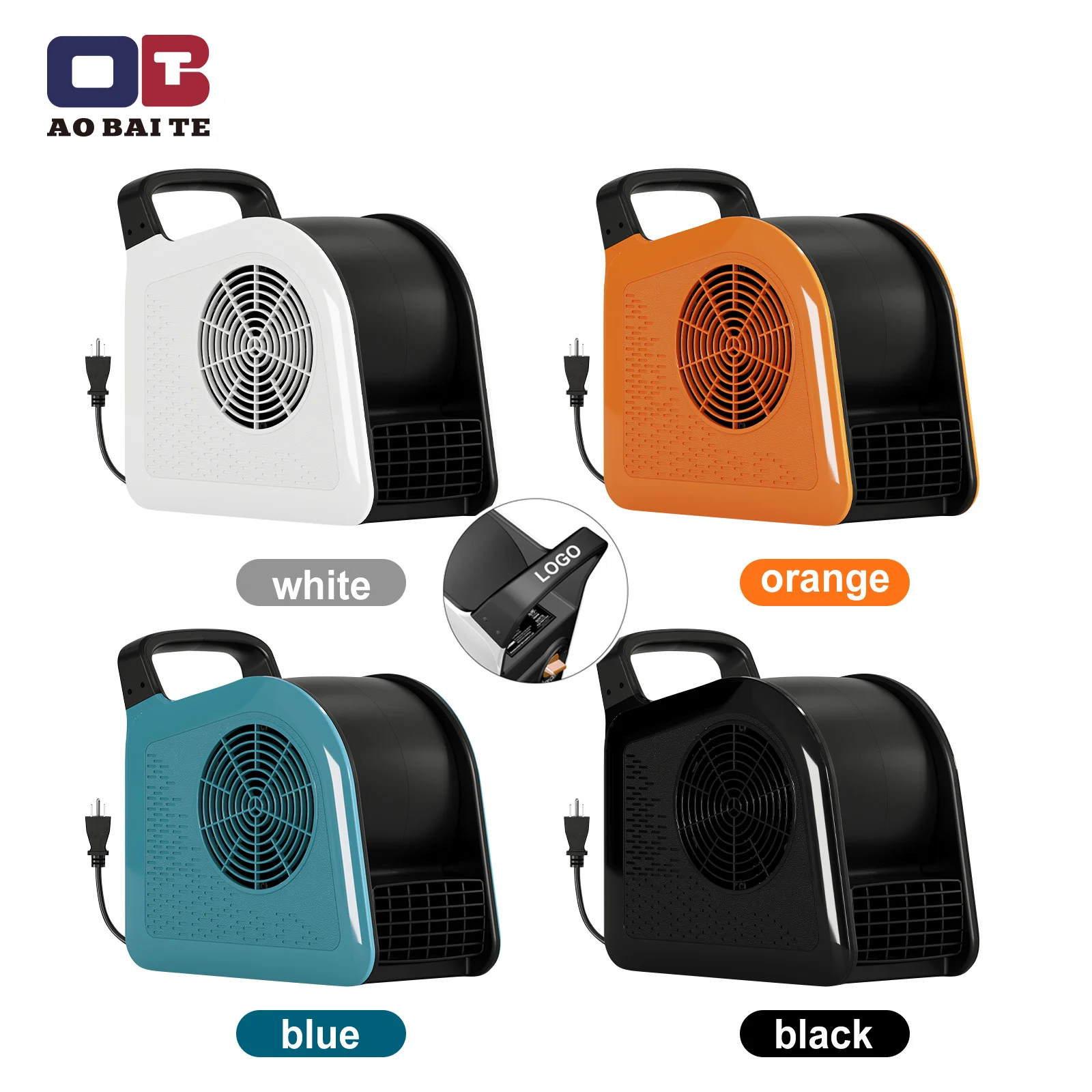Aobaite ABT-S1 Air Mover Carpet Floor Dryer Blower Fan with 304CFM Max Air Flow and 130W Power