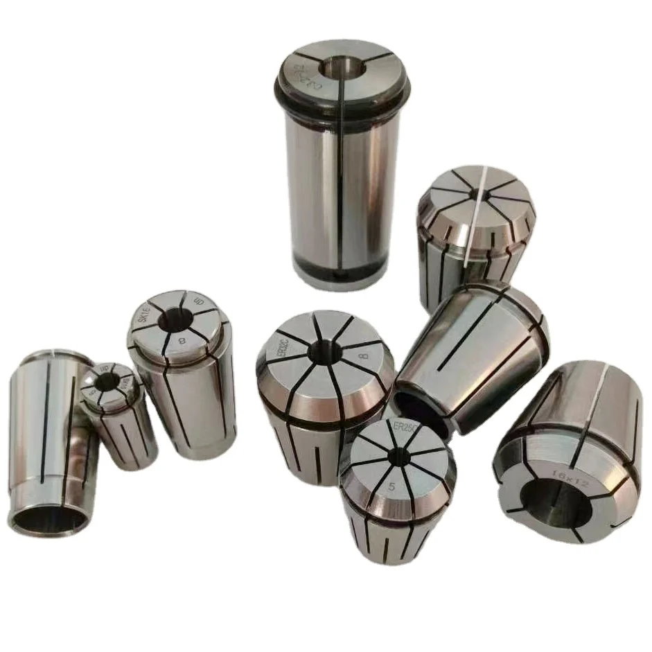 High Quality Collets Set Cnc Tool Spring Er Collet Er11 Er16 Er20 Er25 Er32 Er40 Milling Chuck Collet Sets