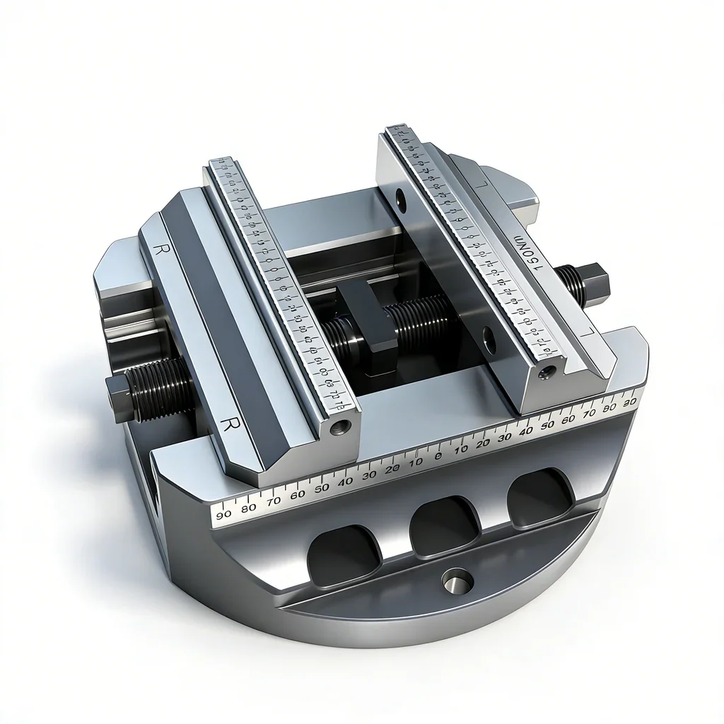 250mm Diameter Heavy-duty Self-centering Vise, Jaw Width 160mm, D250-h160