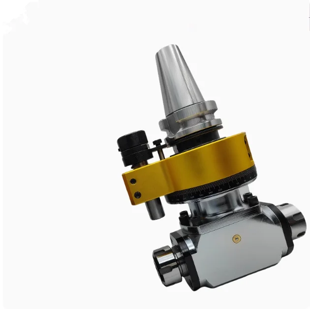 رأس تفريز جانبي بزاوية 90° لمركز التشغيل CNC BT30/BT40/BT50 رأس تفريز زاوي أفقي مستقيم رأس زاوي عالمي H