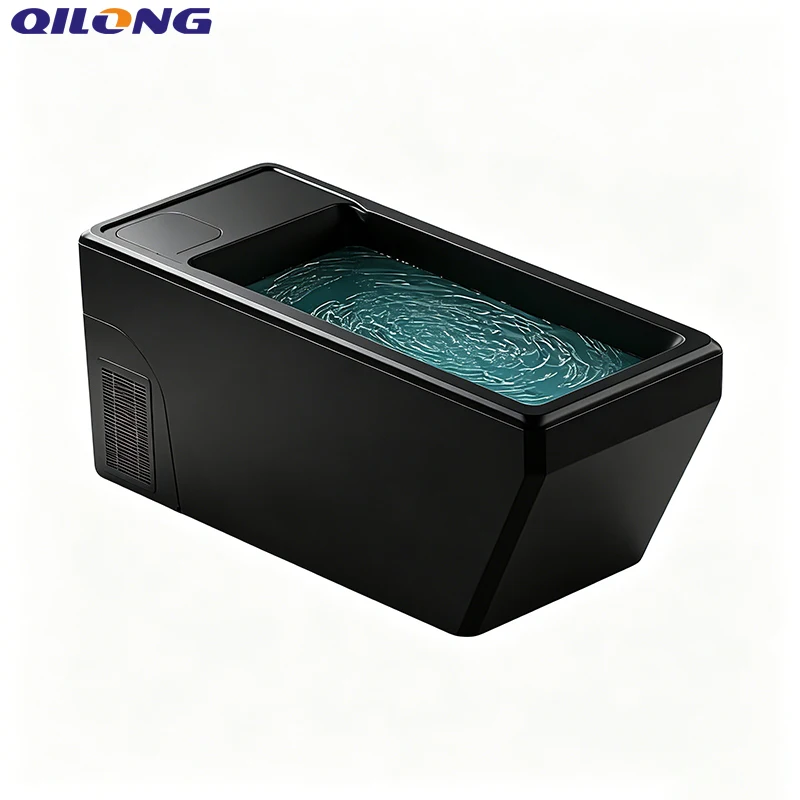 Qilong Modern Acrylic Massage Ice Bath Tub for Indoor and Outdoor Sports Recovery with Wifi Control