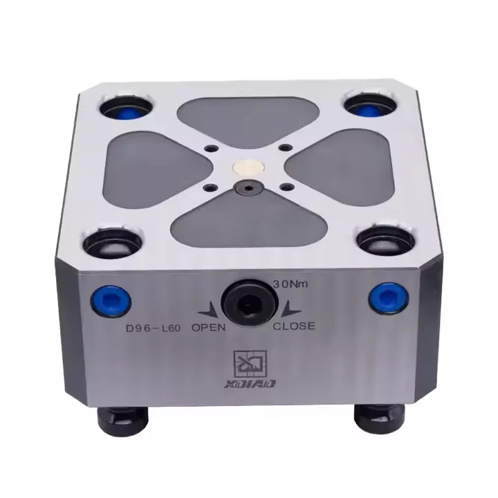 Cnc Xindian 5-axis Riser,Height 60 Mm D96 Quick Point Plate Machine Tool Manual Chuck 5 Axis Cnc Self Centering Vise