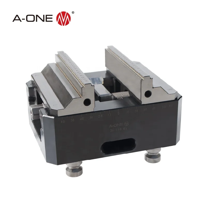 5 Axis CNC Self-centering Vice 3A-110185 With Quick Point System 125mm Jaw Width CNC Machining Tool Large Bench Vise Lan