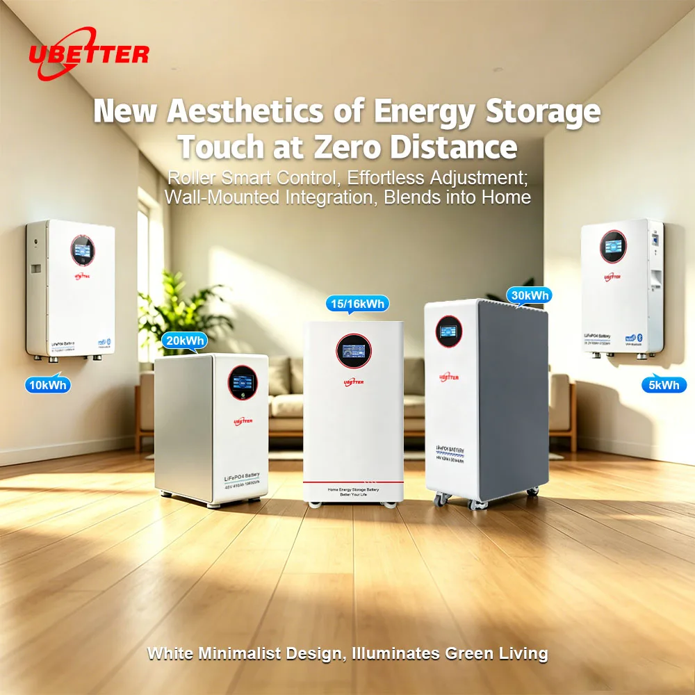 Batteria di accumulo di energia solare LiFePO4, sistema rack impilabile 48V/51,2V con BMS con touch screen e IP65