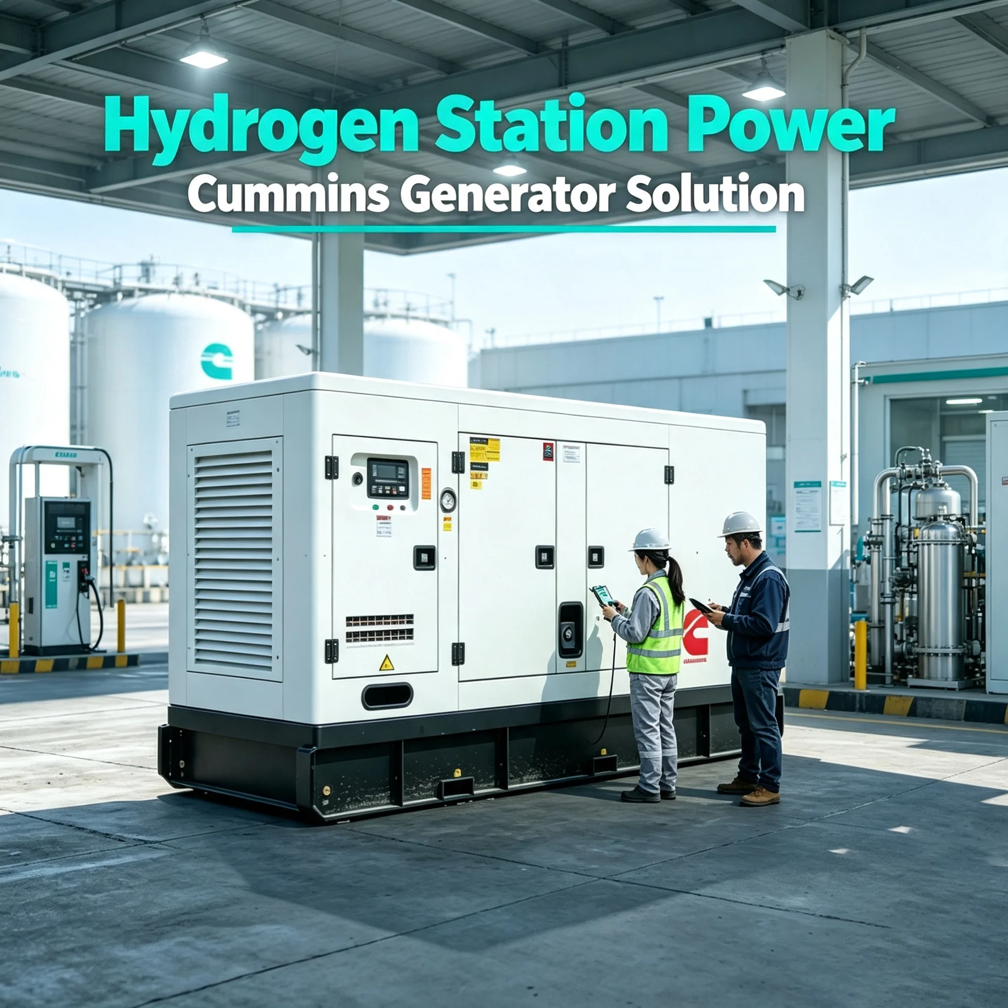 Groupe électrogène diesel industriel Cummins 80 kVA 100 kVA 150 kVA monophasé triphasé démarrage électrique pour usine de fabrication type ouvert W