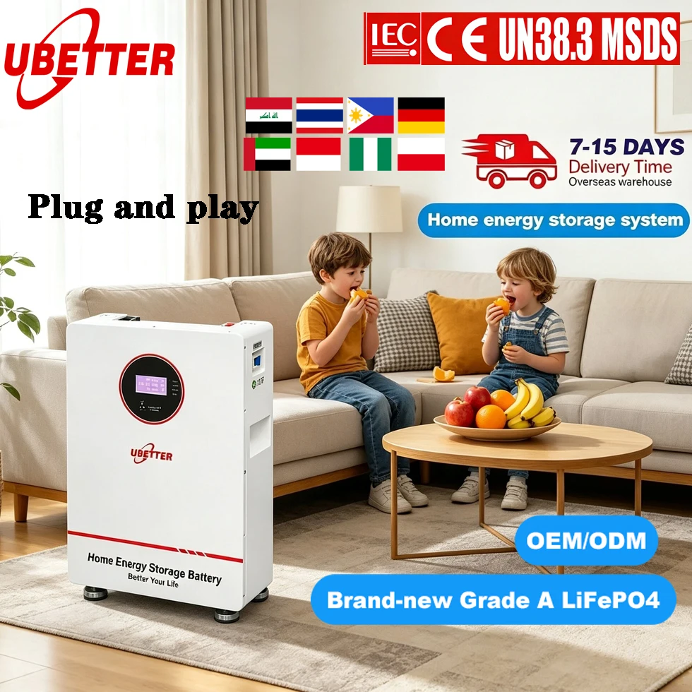 24V 25,6V Lithium-Solarbatterie 100Ah 200Ah mit integriertem BMS für netzunabhängige Stromsysteme für Wohngebäude