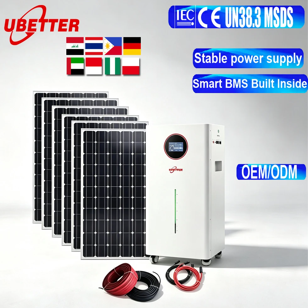 51.2V 314Ah LiFePO4 Home Powerwall Battery 16kWh with Built-in Active Balancing BMS