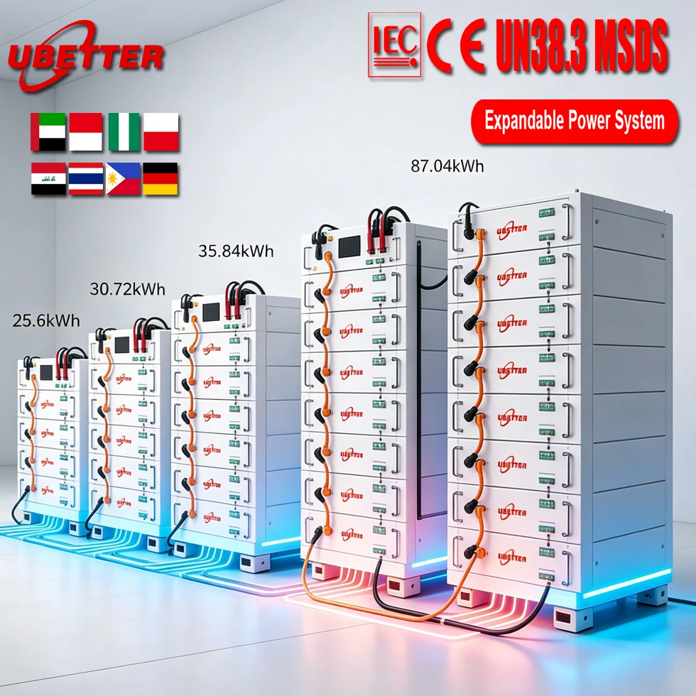 Hybrid-BESS 20-80 kWh netzgekoppeltes/inselnetzfähiges Solar-PV-Energiespeichersystem 51,2 V LiFePO4-Batterie industriell gewerblich privat