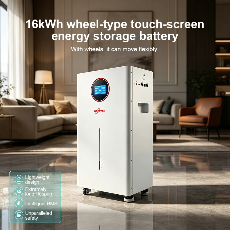 Batterie solaire domestique LiFePO4 51,2 V en capacités 100Ah 200Ah 300Ah 314Ah pour systèmes hybrides hors réseau
