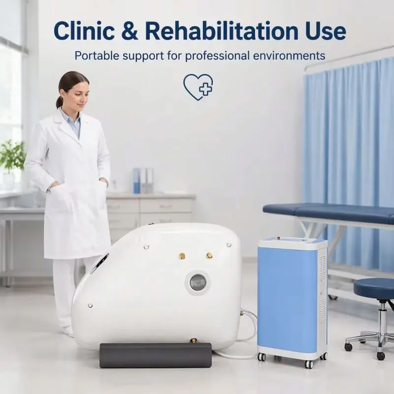 MSL 1.3 ATA Monoplace Hyperbaric Oxygen Chamber with 700W Oxygen Generator and 10L/min Standard Flow