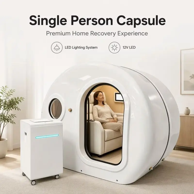 Aviation-Grade Aluminum Alloy Hard Shell 2.0 ATA Hyperbaric Oxygen Chamber with Manual Relief Valve