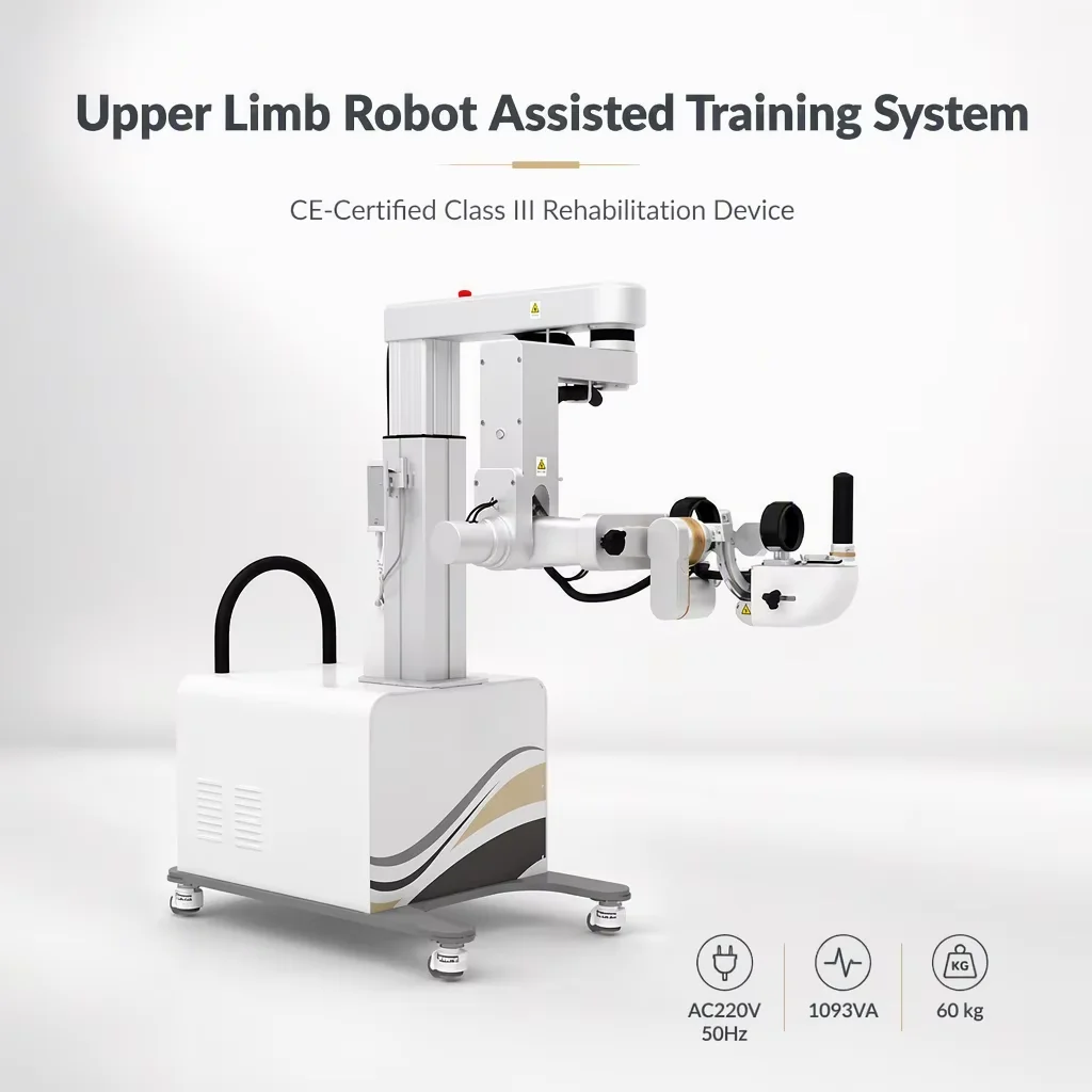 Système d'entraînement assisté par robot pour les membres supérieurs destiné à la physiothérapie avec détection de la spasticité