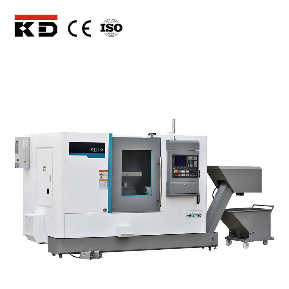 Hochpräzise CNC-Schrägbett-Drehmaschine für die Metallbearbeitung