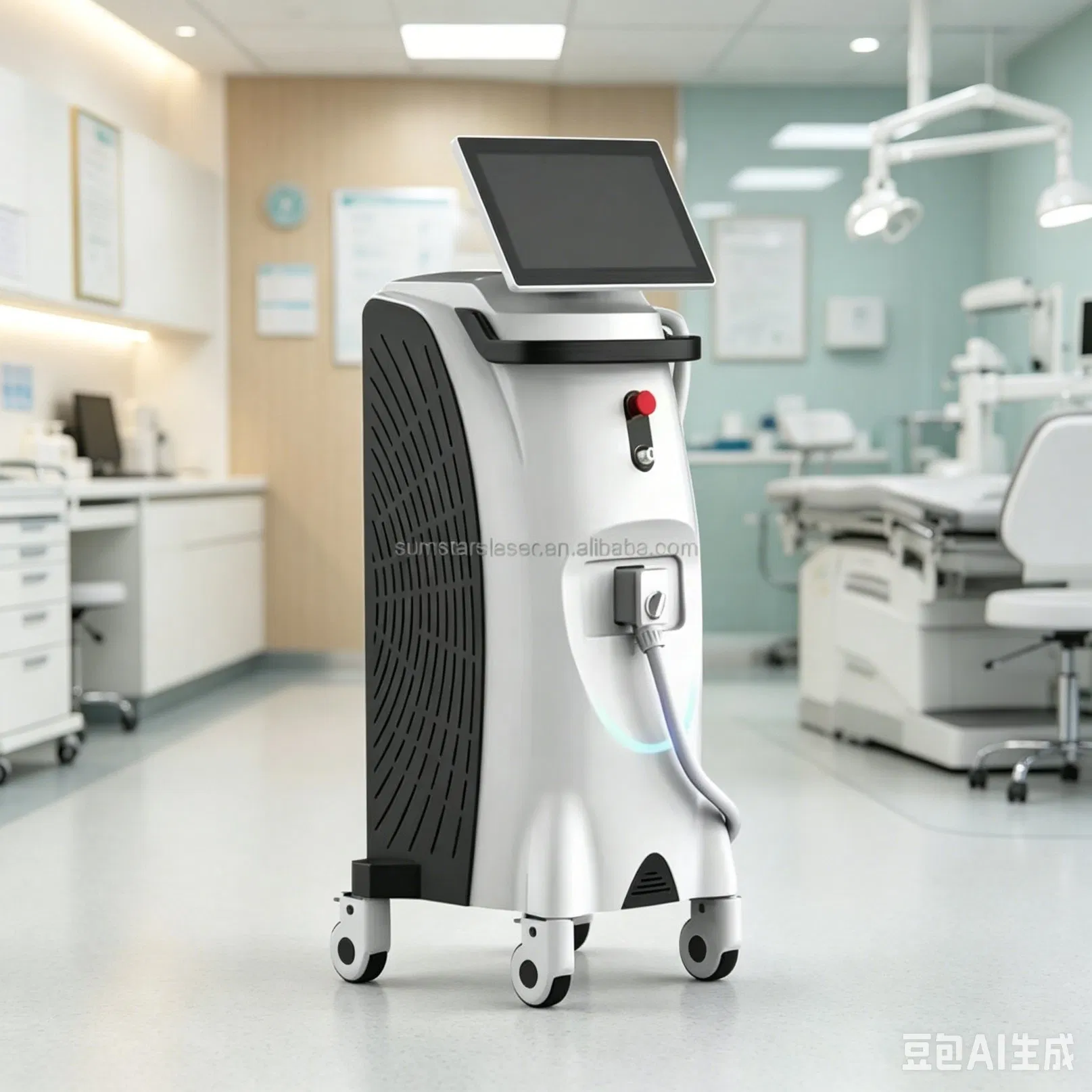 Painless 808 Diode Laser Hair Removal Long Lasting Non-Invasive Salon Device