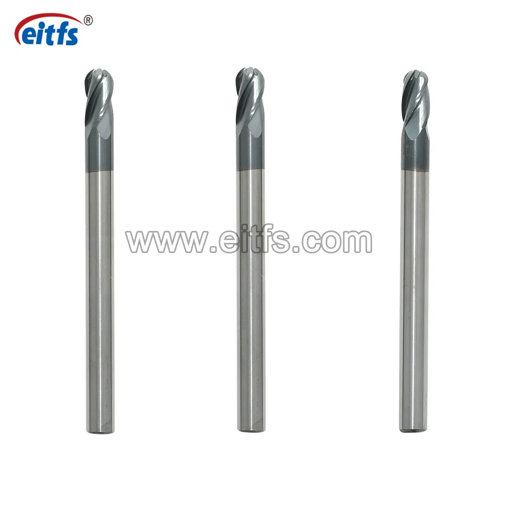 4 Flute Solid Carbide Ball Nose End Mill for Side Milling