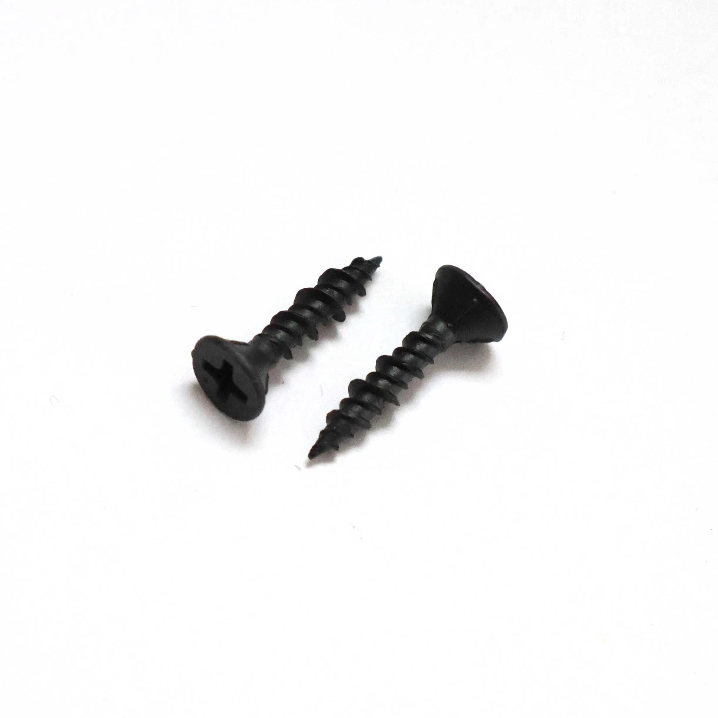 Tornillos autorroscantes para plástico de cabeza CSK con rosca Hi-Lo y fosfato negro