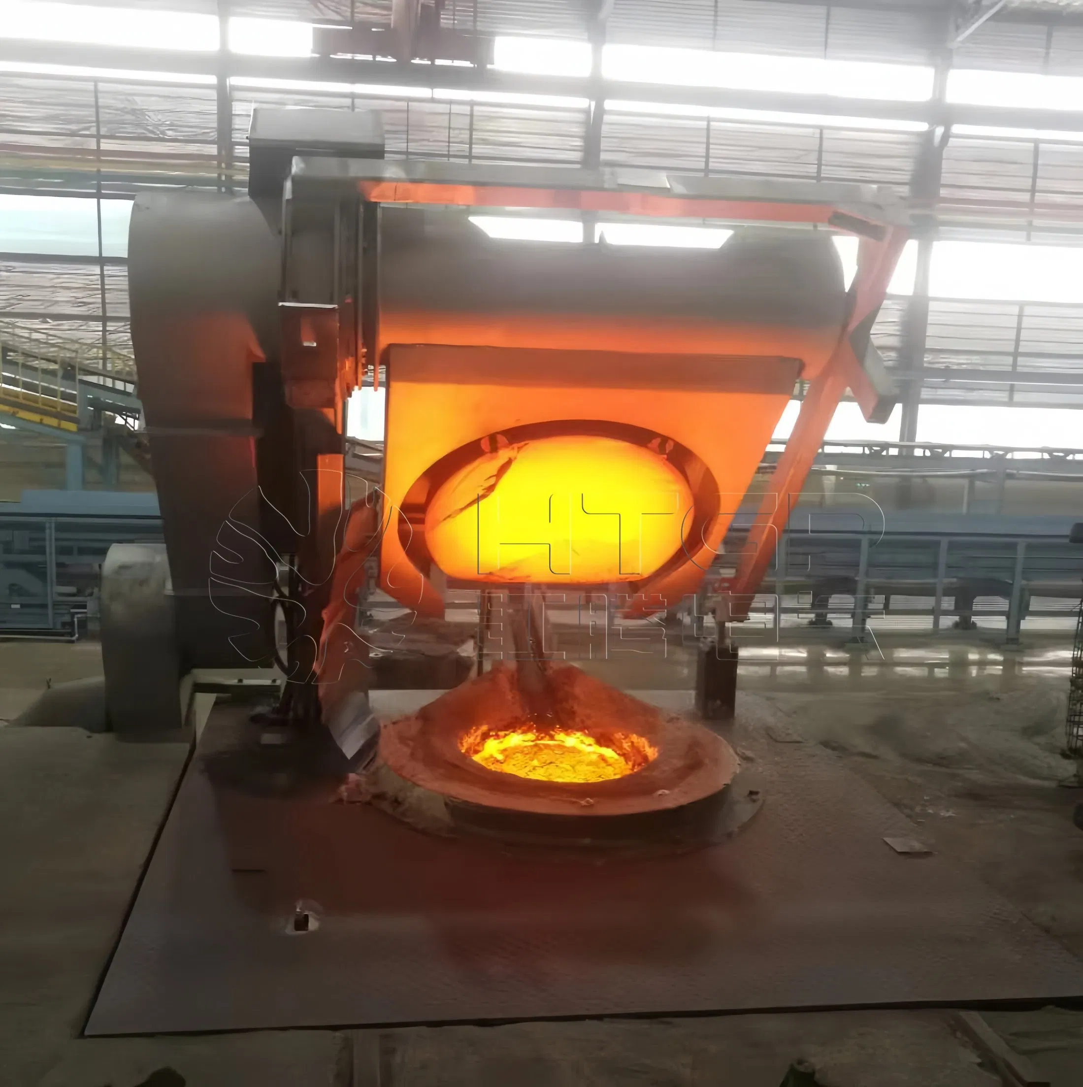 Induction Foundry Furnace for Metal Scrap Iron Steel Copper Melting 500kg to 5 Ton Industrial Melting Equipment