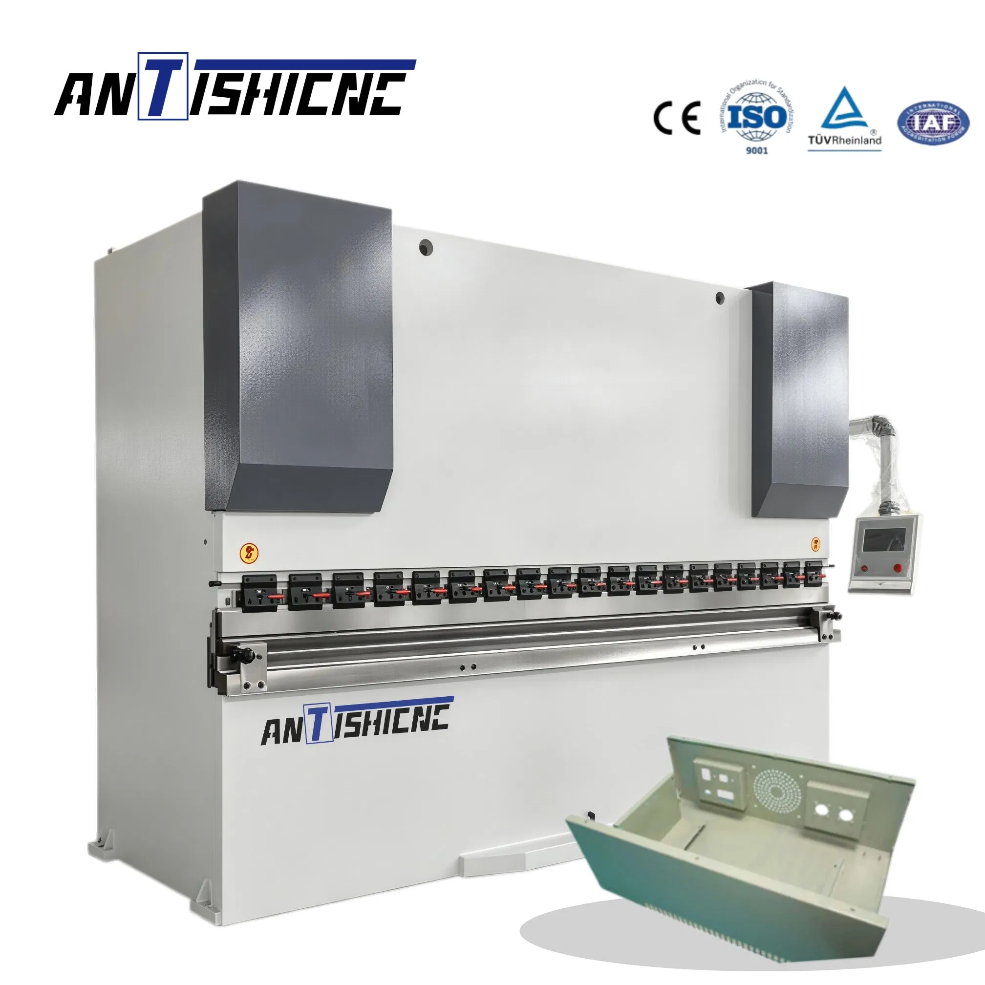 CNC Hydraulic Press Brake with Torsion Bar Synchronization for Parallel RAM Movement