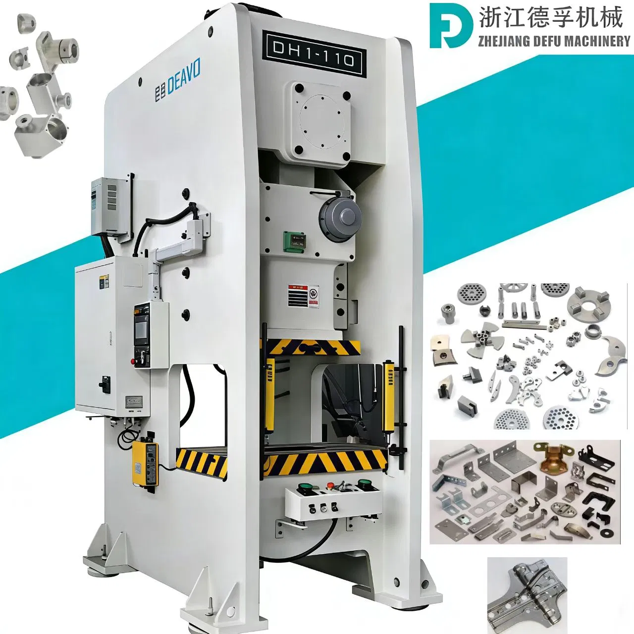 DH1 Semi-Closed High Precision Steel Frame Punching Machine