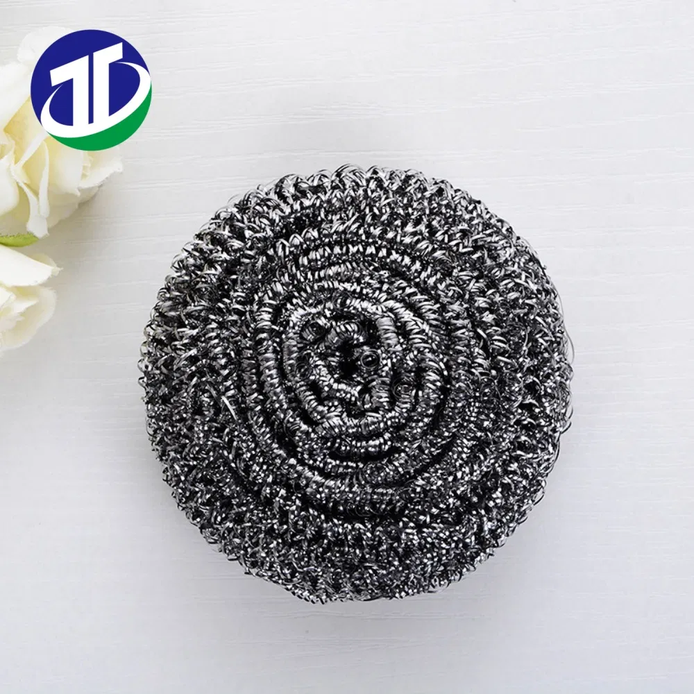 Stainless Steel Metal Wire Sponge Mesh Pan Scrubber