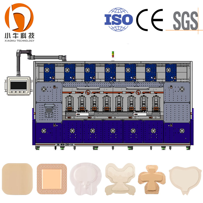 Medical Dressing Making Machine Adhesive Wound Dressing Producing Machine Packaging Laminating Embossing High Efficiency Rotary Die Cutting Machine