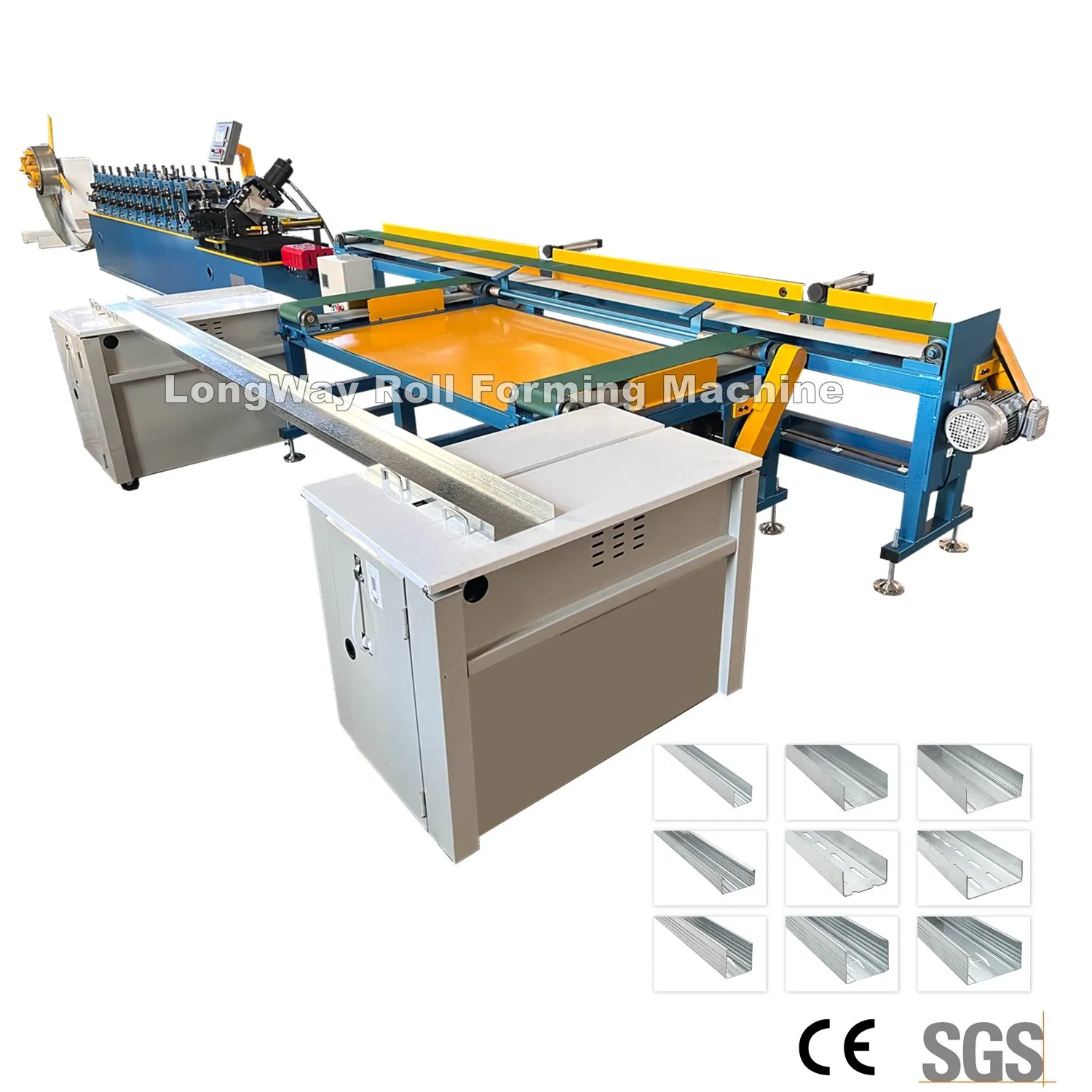 High Speed Light Steel Framing Machine Metal C Channel Profiling Machine