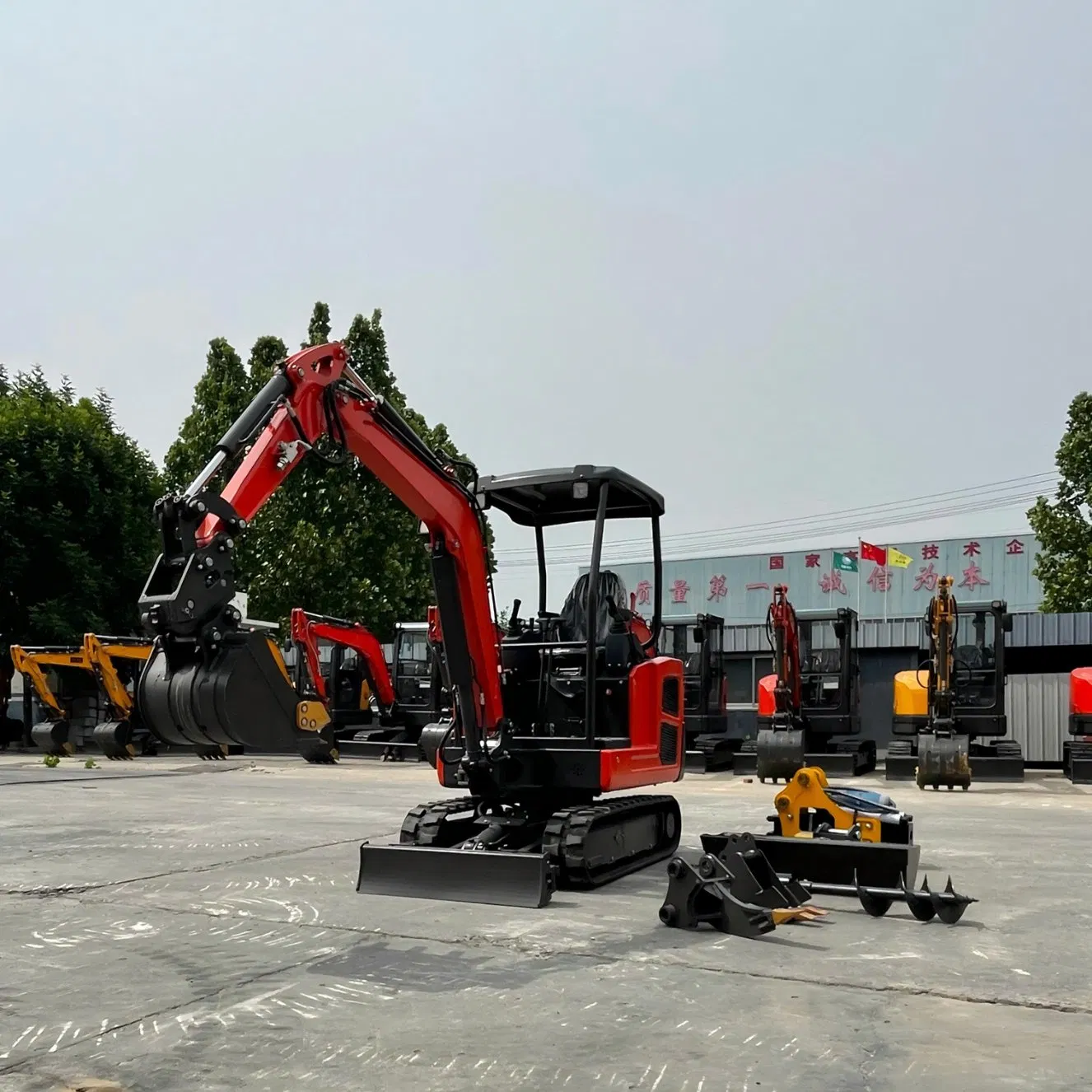 1.8 Ton Small New Track Agricultural Excavator China Crawler Mini Excavator Price