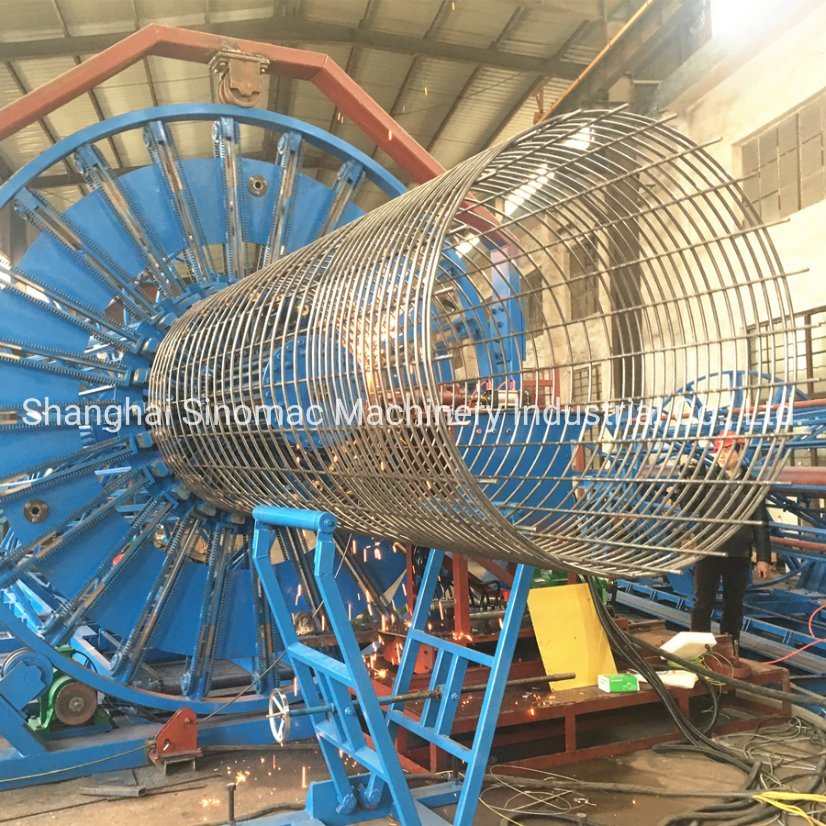 Sturmabfluss Betonrohr Stahlkorb Schweißmaschine