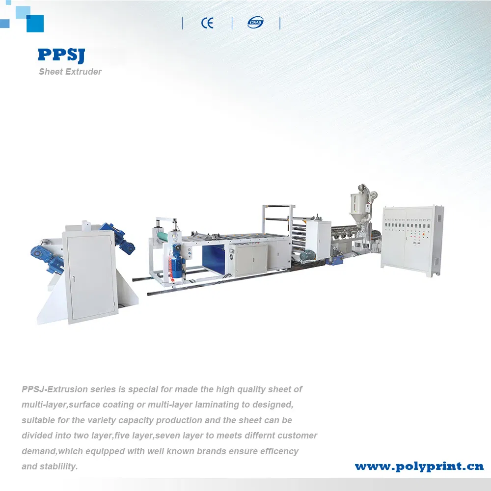 PP PS Plastic Sheet Making Machine Plastic Sheet Extrusion Line PPSJ-110A